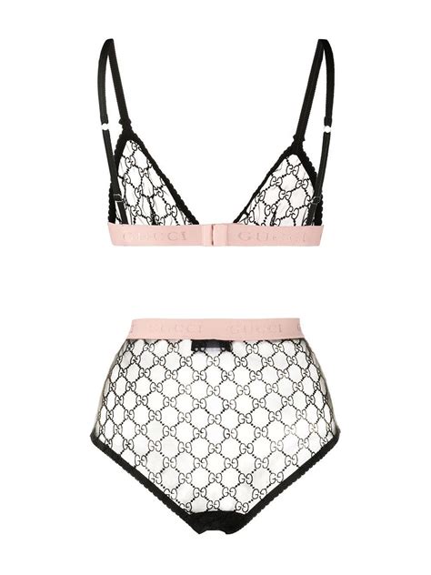 gucci black corset top|gucci bra and panty set.